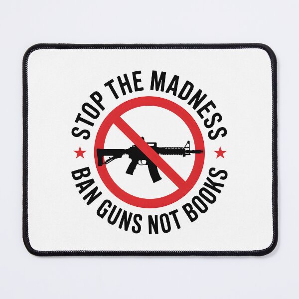 Item preview, Ban Guns Not Books designed and sold by BuxomBabe21.