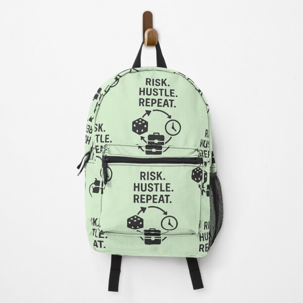 Item preview, RISK. HUSTLE. REPEAT. designed and sold by TheWonkyEaselCo.