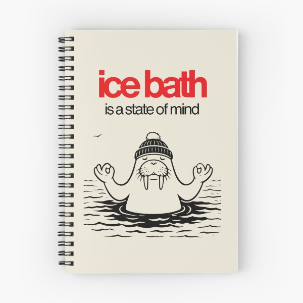 Item preview, Ice Bath Is A State Of Mind | Funny Walrus  | Funny Cold Plunge designed and sold by Anniko Art Studio.