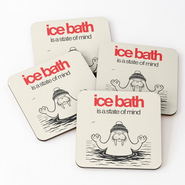 Item preview, Ice Bath Is A State Of Mind | Funny Walrus  | Funny Cold Plunge designed and sold by Anniko Art Studio.