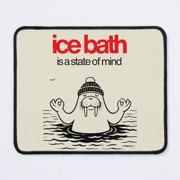 Item preview, Ice Bath Is A State Of Mind | Funny Walrus  | Funny Cold Plunge designed and sold by Anniko Art Studio.