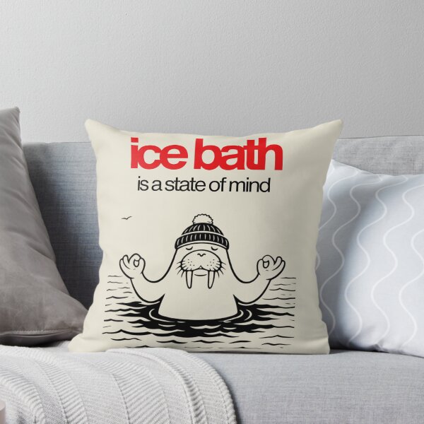 Item preview, Ice Bath Is A State Of Mind | Funny Walrus  | Funny Cold Plunge designed and sold by Anniko Art Studio.