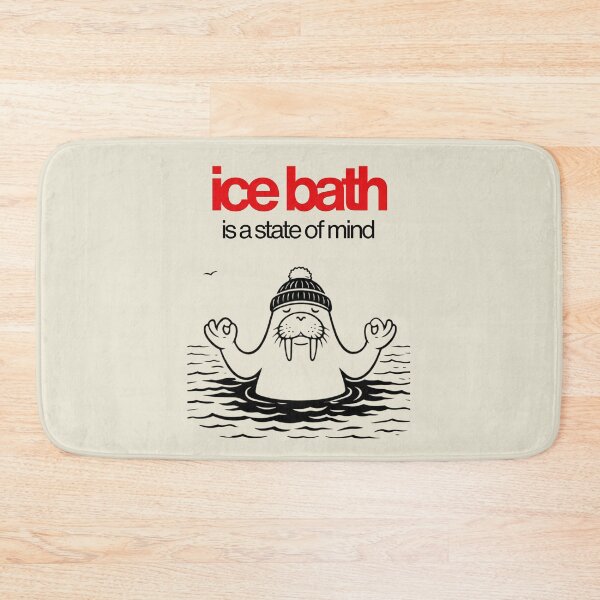 Item preview, Ice Bath Is A State Of Mind | Funny Walrus  | Funny Cold Plunge designed and sold by Anniko Art Studio.