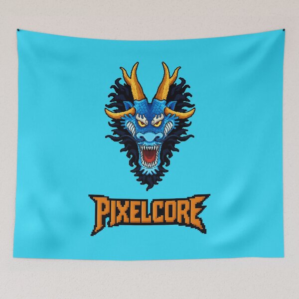 Item preview, Kaido Blue Dragon from One Piece Pixel Art {PIXELCORE} designed and sold by PIXELCORE-TEE.