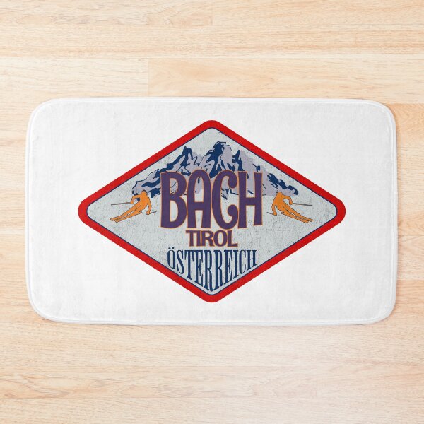 Item preview, Bach, Tirol, Osterreich, Austria, Vintage skiing badge design designed and sold by Wanderful-roads.