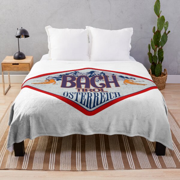 Item preview, Bach, Tirol, Osterreich, Austria, Vintage skiing badge design designed and sold by Wanderful-roads.
