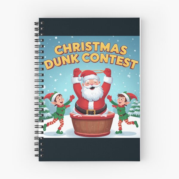 Item preview, Santa vs Elves Christmas Dunk Contest  designed and sold by SportThreadz.