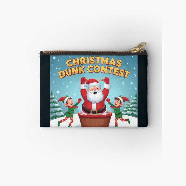 Item preview, Santa vs Elves Christmas Dunk Contest  designed and sold by SportThreadz.