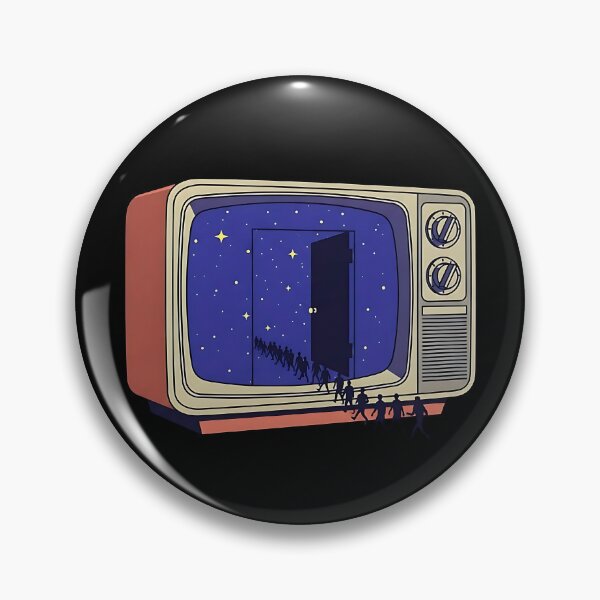 Item preview, Cosmic Channel Retro TV Portal designed and sold by DesignedByMarty.