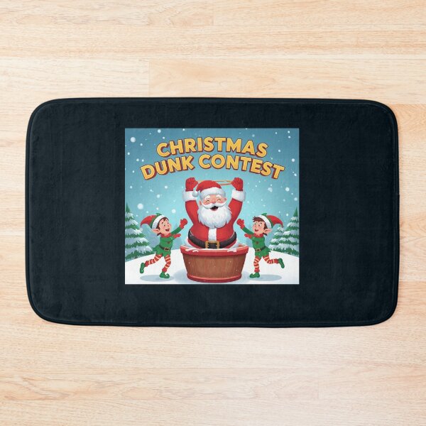 Item preview, Santa vs Elves Christmas Dunk Contest  designed and sold by SportThreadz.