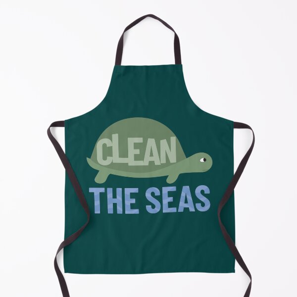 Item preview, Clean the seas turtle saying designed and sold by Innet.