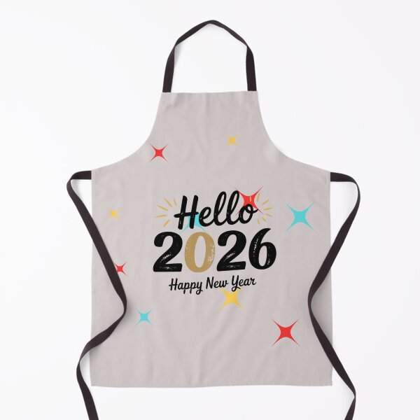 Item preview, Happy New Year 2026 Festive Stars on Black. New Year 2026 Party Stars Minimal Black Design, New Year 2026 Starburst Festive Graphic designed and sold by GDbanners.