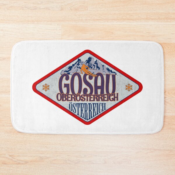 Item preview, Gosau, Oberösterreich, Osterreich, Austria, Vintage skiing badge design designed and sold by Wanderful-roads.