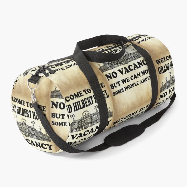 Item preview, Nerdy Vintage Welcome to the Grand Hilbert Hotel No Vacancy But We Can Move Some People Around Math Teacher Black Text Parchment designed and sold by MathWare MathClips.