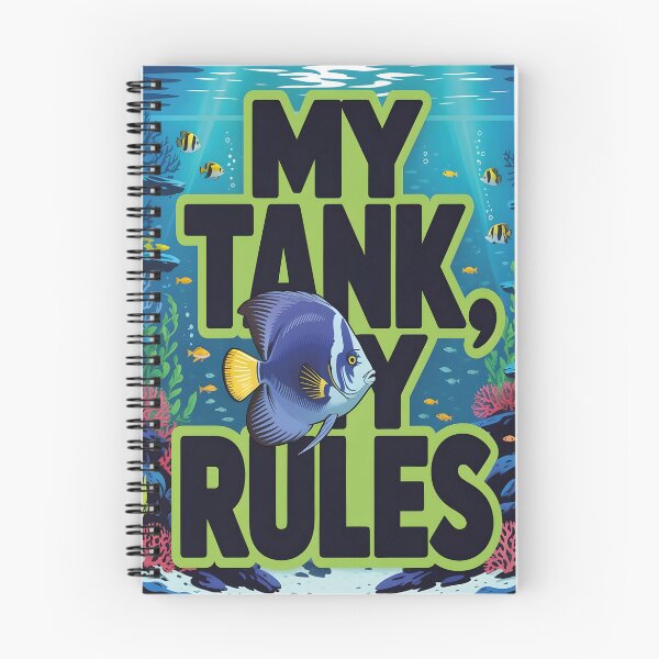 Item preview, Don't Touch The Glass - Funny Aquarium Rules and Fish Keeper designed and sold by TankTherapyArt.