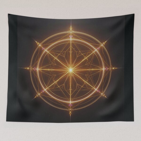 Item preview, Sacred Divine Design – Manifestation | Golden Geometry of Intention designed and sold by ArtivaNest.