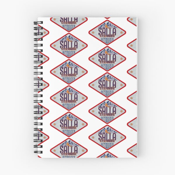 Item preview, Salla, Steiermark, Osterreich, Austria, Vintage skiing badge design designed and sold by Wanderful-roads.