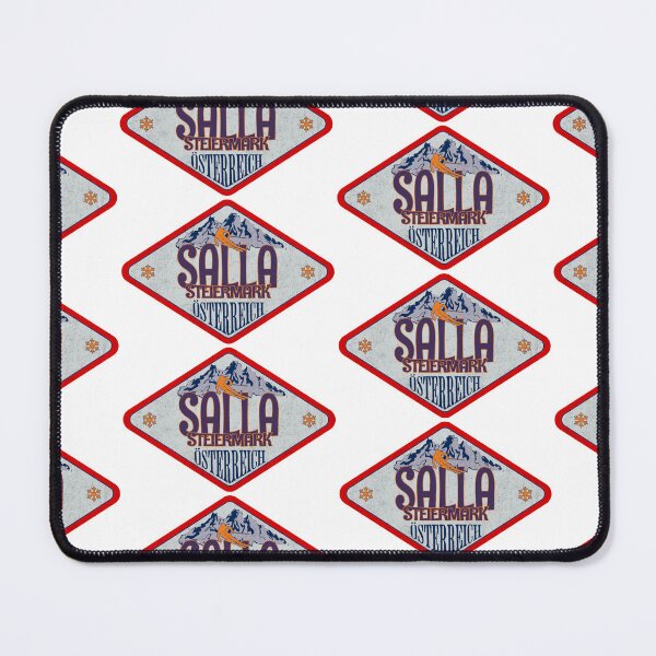 Item preview, Salla, Steiermark, Osterreich, Austria, Vintage skiing badge design designed and sold by Wanderful-roads.