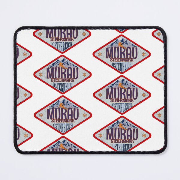 Item preview, Murau, Steiermark, Osterreich, Austria, Vintage skiing badge design designed and sold by Wanderful-roads.