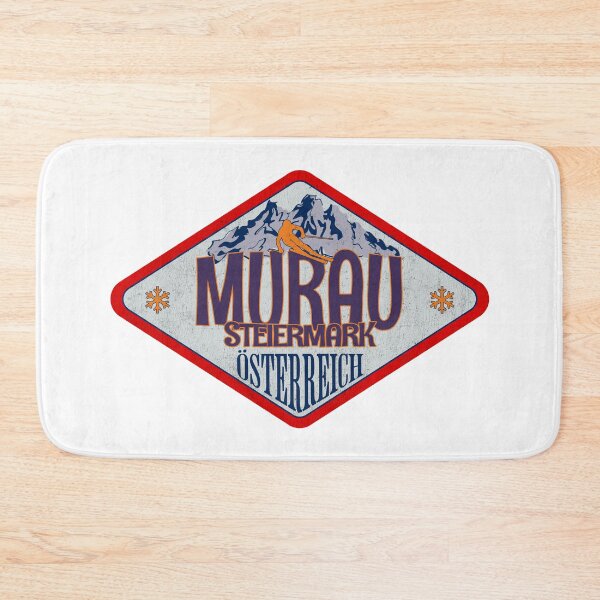 Item preview, Murau, Steiermark, Osterreich, Austria, Vintage skiing badge design designed and sold by Wanderful-roads.