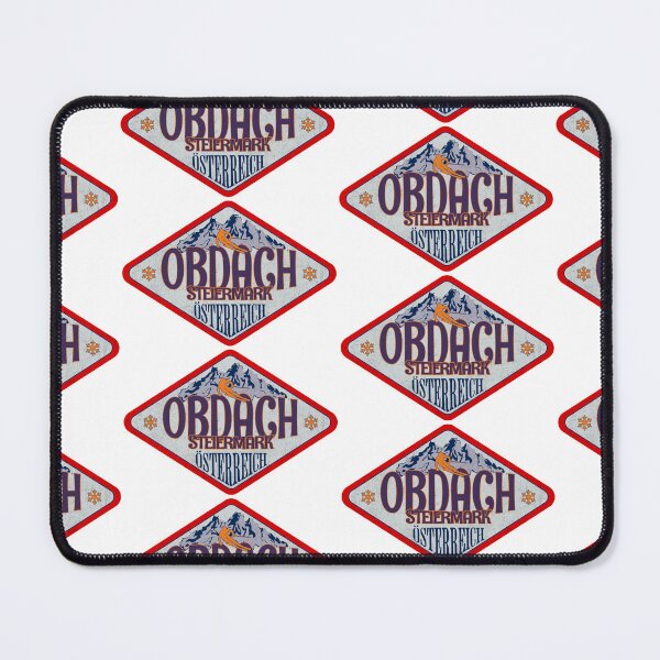 Item preview, Obdach, Steiermark, Osterreich, Austria, Vintage skiing badge design designed and sold by Wanderful-roads.
