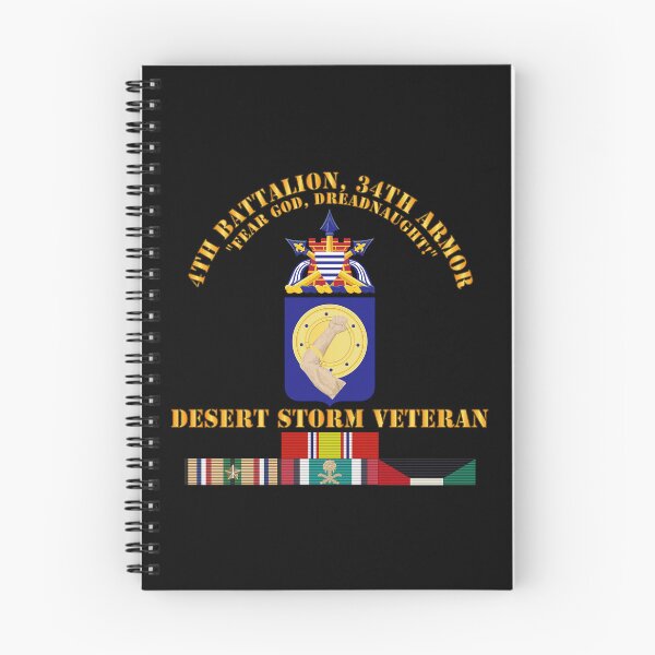 Item preview, Army - 4th Bn, 34th Armor - Desert Storm Veteran designed and sold by Military Insignia Products.
