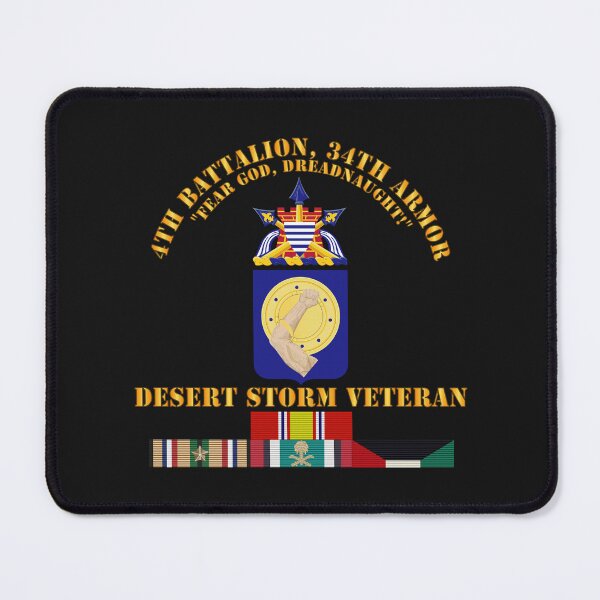 Item preview, Army - 4th Bn, 34th Armor - Desert Storm Veteran designed and sold by Military Insignia Products.
