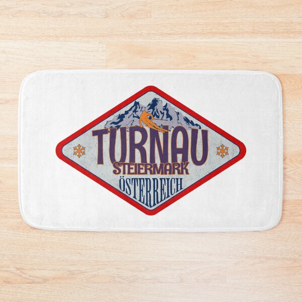 Item preview, Turnau, Steiermark, Osterreich, Austria, Vintage skiing badge design designed and sold by Wanderful-roads.