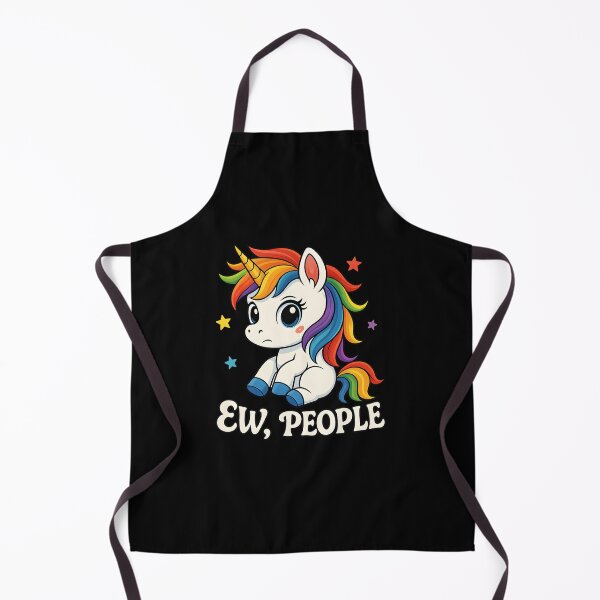 Item preview, Sassy "Ew People" Unicorn | Funny Grumpy Mythical Creature Graphic designed and sold by DesignsDominus.