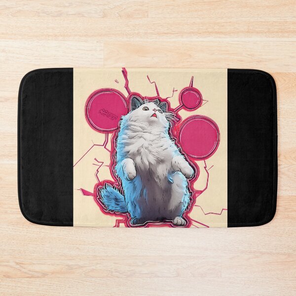 Item preview, Cute Comic Kitten with Speech Bubble Illustration designed and sold by Grafititee.