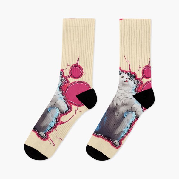 Item preview, Cute Comic Kitten with Speech Bubble Illustration designed and sold by Grafititee.