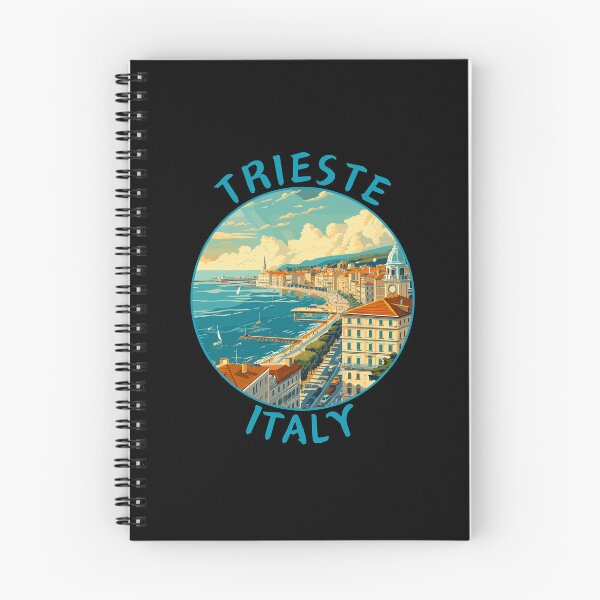 Item preview, Trieste in Friuli-Venezia Giulia, Italy Retro Travel Art Circle Emblem designed and sold by MaateoDesign.