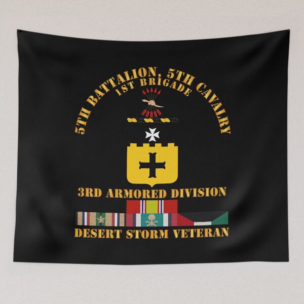 Item preview, Army - 5th Bn, 5th Cavalry - 3rd Armored Div - Desert Storm Veteran designed and sold by Military Insignia Products.