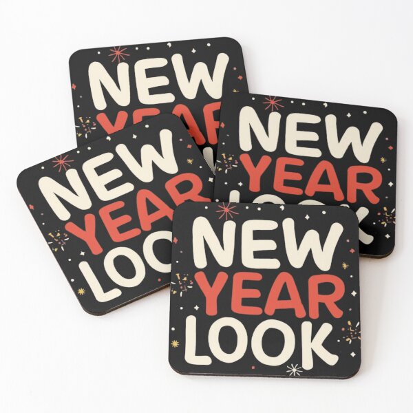 Item preview, New Year New Look Clean Typography designed and sold by Nordic Echo.