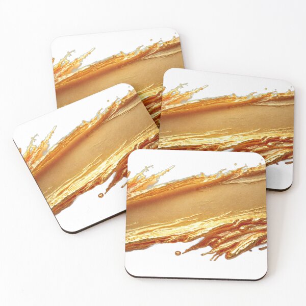 Item preview, Luxury Gold Paint Stroke Texture designed and sold by Creative88Art.