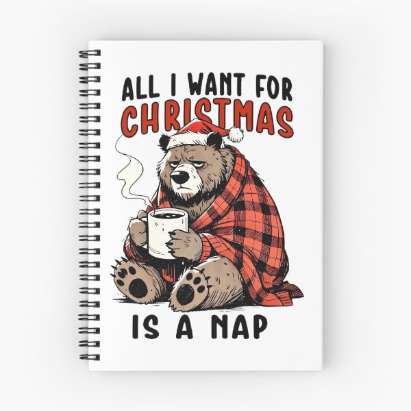 Item preview, Al I want for Christmas is a NAP Christmas Bear designed and sold by BugiDesignArt.