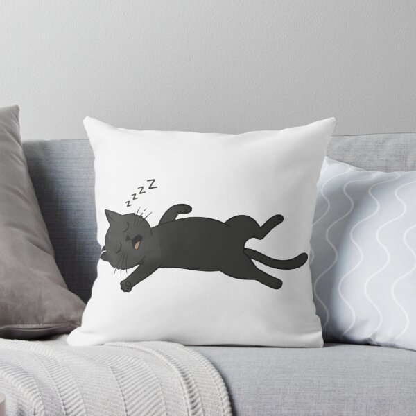 Item preview, Funny Sleeping Black Cat Belly Up Cute Nap Mood designed and sold by 6im0.