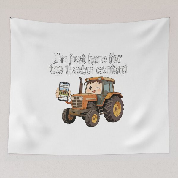 Item preview,  i’m just here for the tractor content designed and sold by PrintYourStyle.