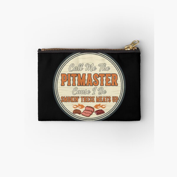 Item preview, Funny Pitmaster BBQ Quote - Smokin' These Meats Retro Grilling Typography Design - Cool Backyard Cookout Humor designed and sold by axiksa10.