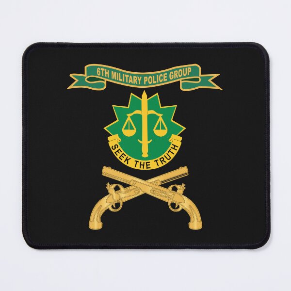 Item preview, Army - 6th Military Police Group w Ribbon - Br X 300 designed and sold by Military Insignia Products.
