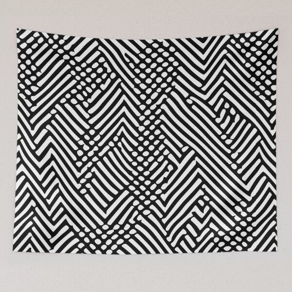 Item preview, Warped Reality: Brutalist Black & White Optical Illusion designed and sold by Andy Merz.