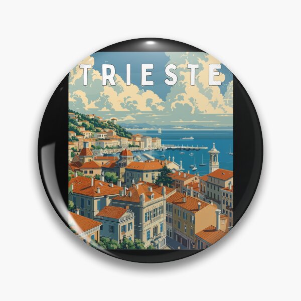 Item preview, Trieste in Friuli-Venezia Giulia, Italy Vintage Art Travel Landscape designed and sold by MaateoDesign.