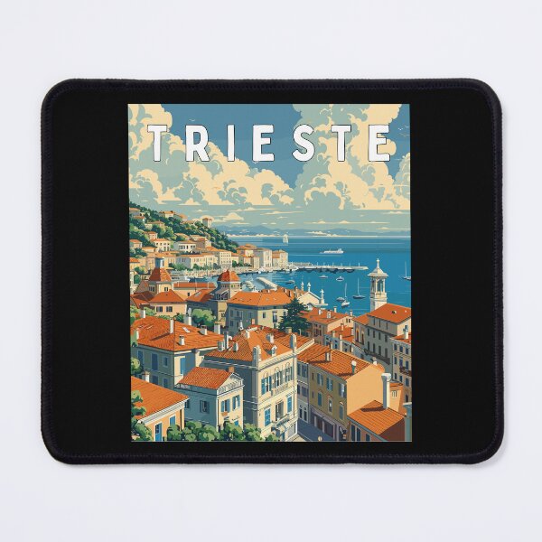 Item preview, Trieste in Friuli-Venezia Giulia, Italy Vintage Art Travel Landscape designed and sold by MaateoDesign.