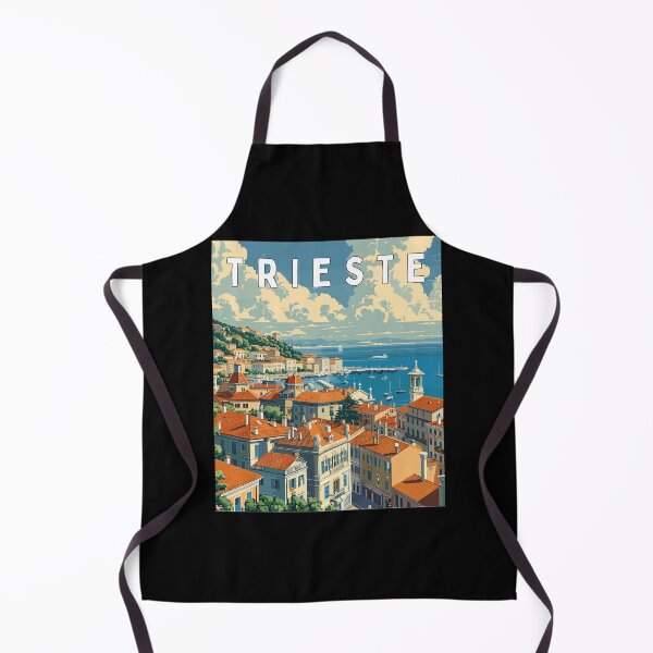 Item preview, Trieste in Friuli-Venezia Giulia, Italy Vintage Art Travel Landscape designed and sold by MaateoDesign.