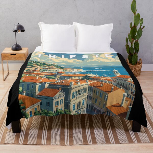 Item preview, Trieste in Friuli-Venezia Giulia, Italy Vintage Art Travel Landscape designed and sold by MaateoDesign.