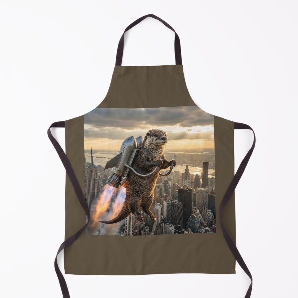 Item preview, Otter Flies Over New York City designed and sold by Tridentulus.