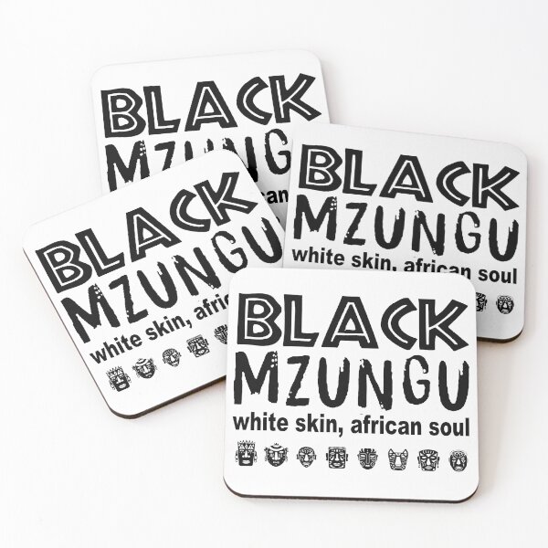 Item preview, Black Mzungu; White Skin; AfricanSoul; designed and sold by StickerApe.