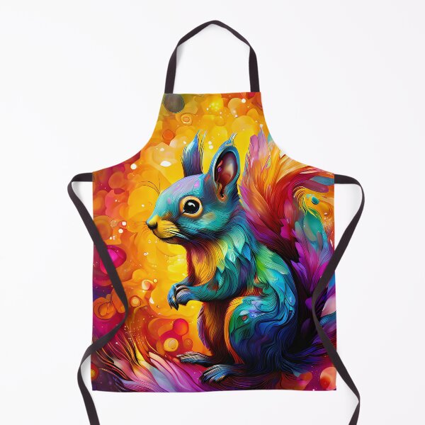 Item preview, A colorful squirrel in an abstract burst of color designed and sold by Mianku | Für das Leben.