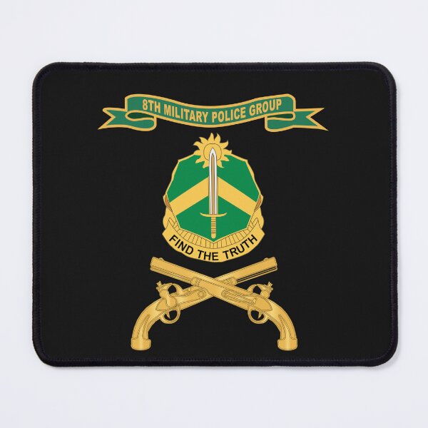 Item preview, Army - 8th Military Police Group w Ribbon - Br X 300 designed and sold by Military Insignia Products.