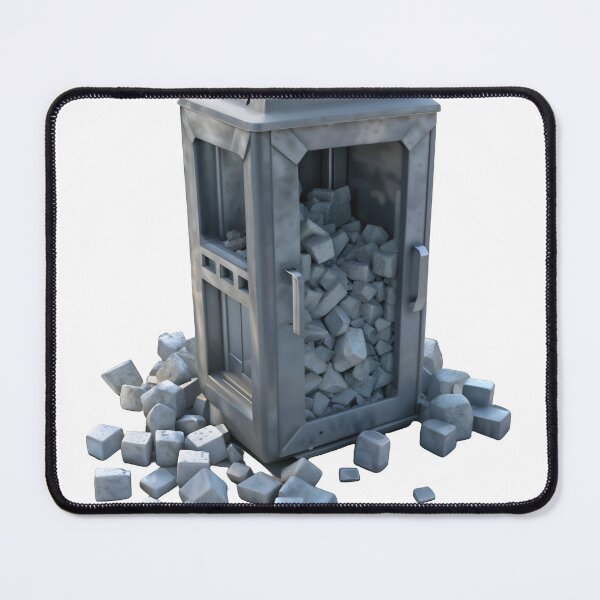 Item preview, Industrial Container Filled with Stone Blocks designed and sold by Creative88Art.